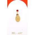 Medaille Goud 9K - Wonderbare - 11 mm 