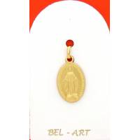 Medaille Goud 9K - Wonderbare - 17 mm 