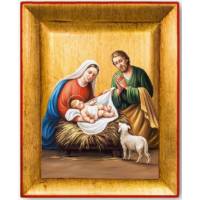Icône - 19 X 15 cm - Nativité