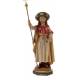 Statue en bois sculpté Saint Jacques 23 cm couleur