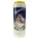 Noveenkaars / wit / Kersttafereel 