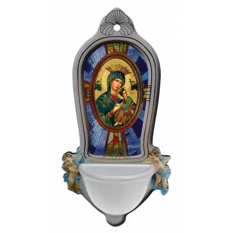 Bénitier - Perp. Secours - Porcelaine