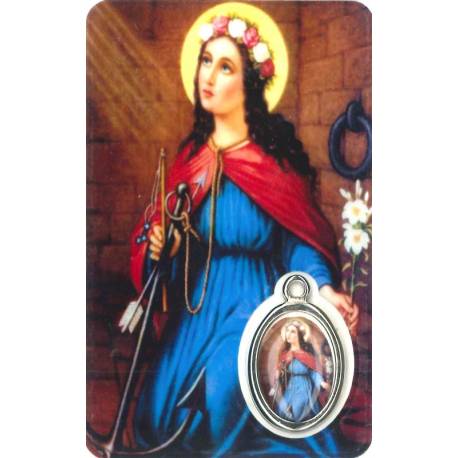 Kaart-Med-Gebed - H Philomena - Fr 