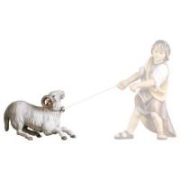 Belier A Genoux : crèche de Noël en bois Ulrich 15 cm