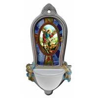 Bénitier - St Michel - Porcelaine