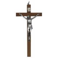 Kruisbeeld - 13 cm - Hout 