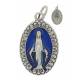 Medaille 23 mm Ov - Miraculeuse - Email Bleu
