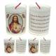Set de 4 bougies - Sacré Coeur de Jésus - texte 5 L