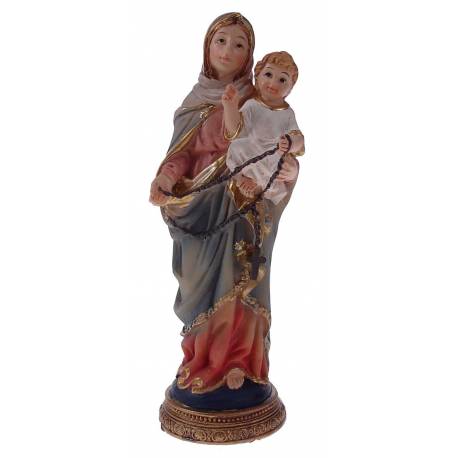 Statue 11 cm - Vierge du Rosaire