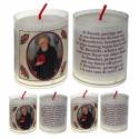 Set van 4 Kaarsen - H Benedictus - Tekst 5 Talen 