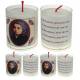 Set de 4 Bougies - Ste Bernadette - texte 5 langues
