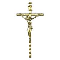 Croix Murale - 11 cm - Métal Doré