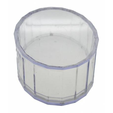 Boîte Plexi Transparent - Ovale - 8 X 6 X 3 cm