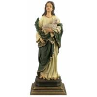 Statue 24 cm - Ste Agnès
