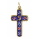 Croix Email St Antoine 3 cm