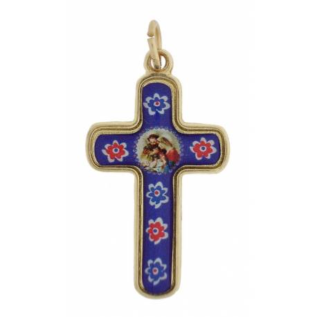 Croix Email Nativite 3 Cm
