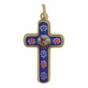 Croix Email St Michel 3 cm