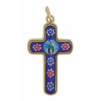 Croix Email Miraculeuse 3 Cm