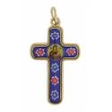 Croix Email Perpétuel Secours 3 cm