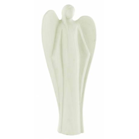 Statue 11 Cm Ange Gardien Bois Sculpté