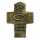 Croix Murale Bronze 11 Cm Jezus Is In Ons Midden