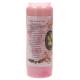Noveenkaars / roze / rozengeur / H Rita + gebed 