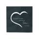 Ardoise 14.5 X 14.5 Cm Les Grandes Pensees...