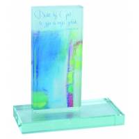 Support En Verre 14.5 X 13 X 6 Cm Dicht Bij God...