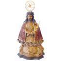 Statue 40 Cm Christ Roi + Rameau Filigrane Couleur