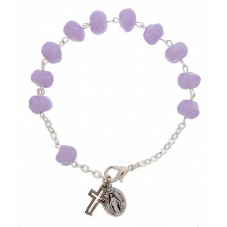 Bracelet-dizainier - Verre - Améthiste