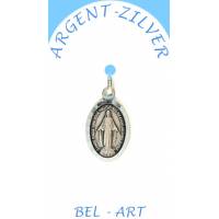 Médaille Argent - Miraculeuse - 17 mm