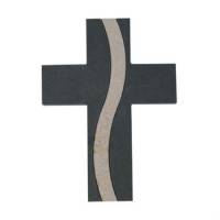 Croix Murale Ardoise - 11 X 15 Cm