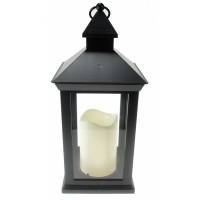 Lanterne 33 Cm Avec Bougie Led/3 Piles Aaa Non Livrees