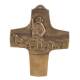 Croix murale bronze 11 cm Bon Berger