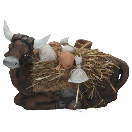 Santon Napolitain 30 Cm Boeuf