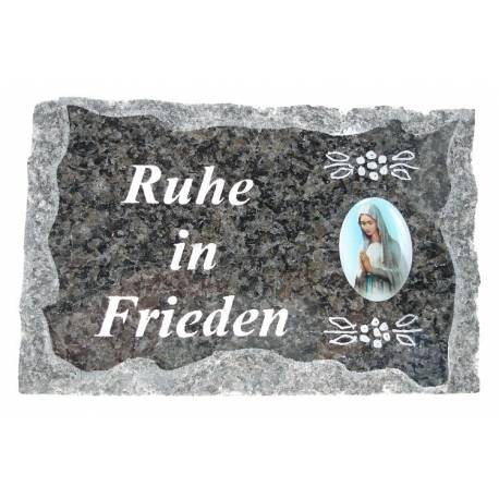 Plaque Cimetiere 09 X 14 Cm Ruhe In Frieden