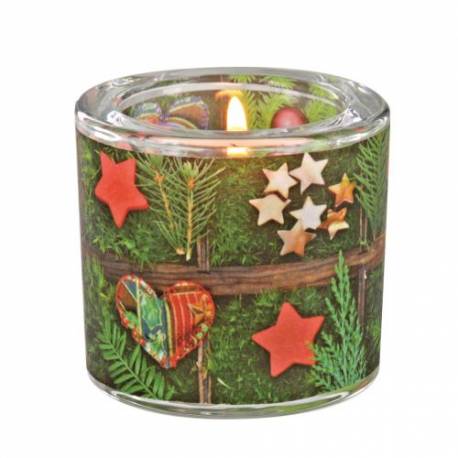 Verre+Chauffe-Plats 6 X 6.5 Advent