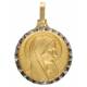 Médaille Vierge - 16 mm - Métal Doré