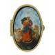 Pillendoosje - Maria die de knopen ontwart - Mozaiek - Ov 52 X 36 mm 