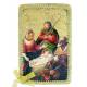 Kader Hout 10.5 x 6.5 cm H Familie Borduur Verguld 