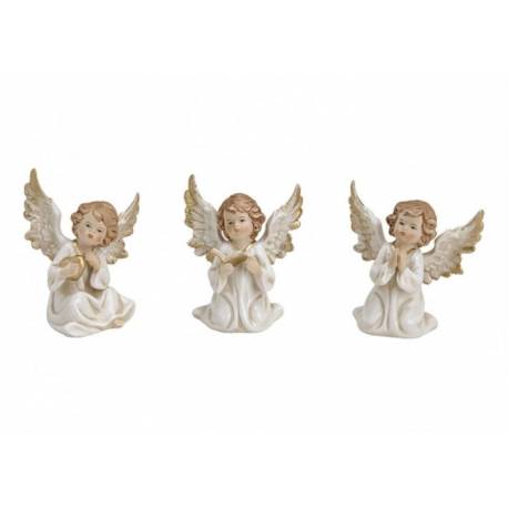 Ange - 8 X 7 X 9 cm - Porcelaine - 3 / Set