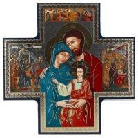 Icône 15 X 15 cm Croix - Ste Famille