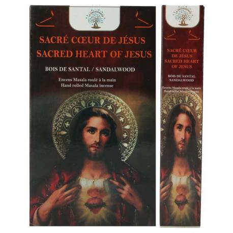Bâtons d'encens naturels Sacré Coeur de Jésus