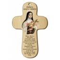 Kruisbeeld H Theresia - 15 X 9.5 Cm - Gebed Frans 