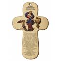 Croix Murale Marie Qui Defait Des Noeuds + Priere - 15 X 9.5 Cm