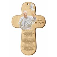 Kruisbeeld Paus Franciscus - 15 X 9.5 Cm - Gebed 