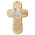 Kruisbeeld Paus Franciscus - 15 X 9.5 Cm - Gebed 
