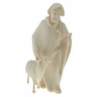 Berger Avec Baton Et Mouton 16 Cm Naturel
