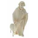 Berger Avec Baton Et Mouton 16 Cm Naturel