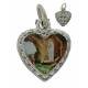 Médaille Coeur Appar. Lourdes